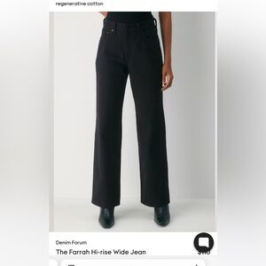 Aritzia Black Farrah Jeans